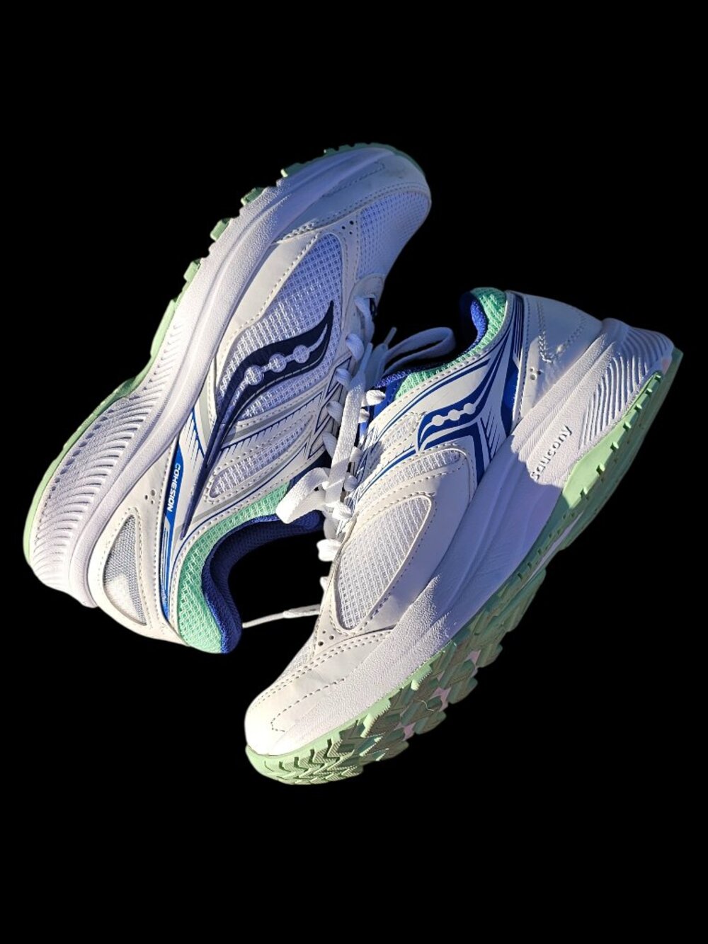 Saucony 6.5 White Running Shoes Sneakers - Picture 2 of 9